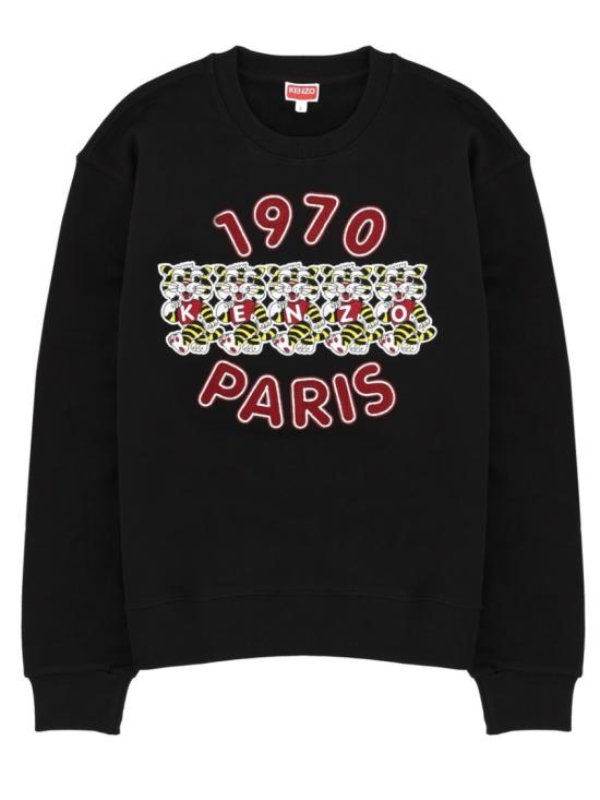 26SS 겐조 Wild Tiger 자수 스웻셔츠 FG55SW2064MJ 99J Black