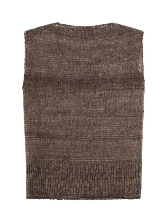 26SS 아워레가시 플레져 탱크 웨더드 어스 핸드스펀 실크 M2263PWE WATHEREDEARTHHANDSPUNSILK Grey - OUR LEGACY