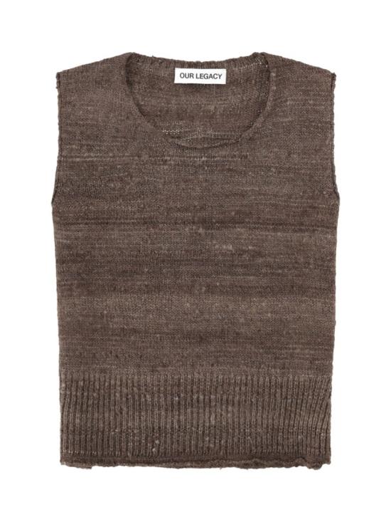 26SS 아워레가시 플레져 탱크 웨더드 어스 핸드스펀 실크 M2263PWE WATHEREDEARTHHANDSPUNSILK Grey