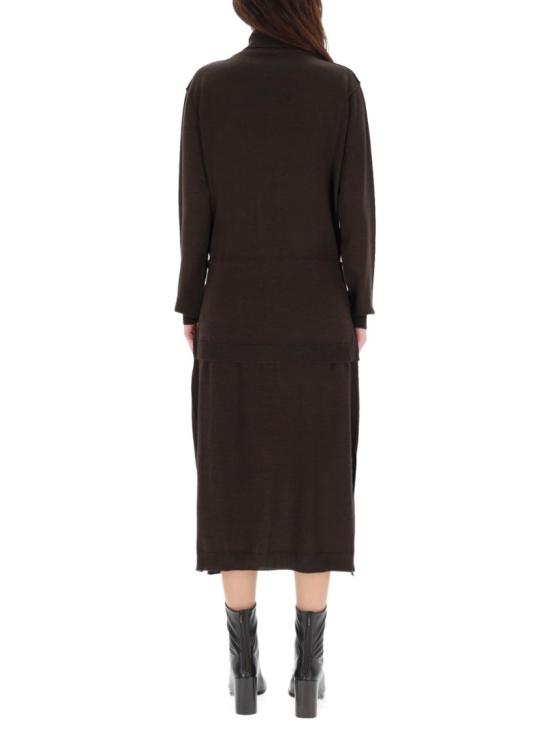 25FW 르메르 메리노 블렌드 트롱프뢰유 드레스 DR1082 LK087BR397 Black - LEMAIRE