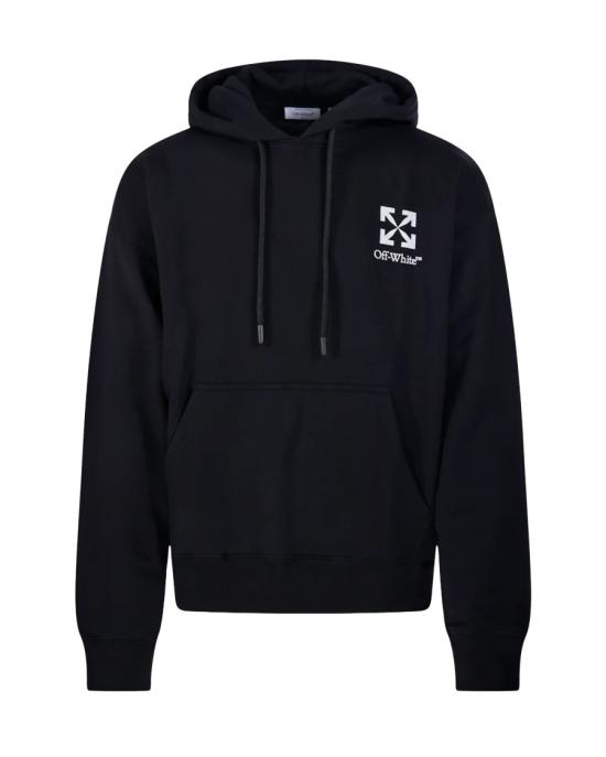 26SS 오프화이트 후드 티셔츠 215435 Black