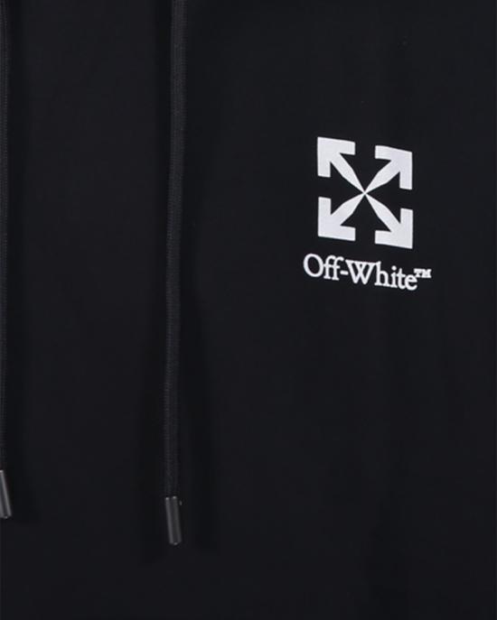 26SS 오프화이트 후드 티셔츠 215435 Black - OFF WHITE