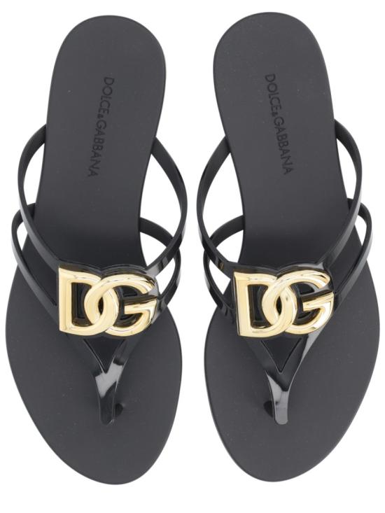 26SS 돌체앤가바나 러버 비치웨어 슬라이드 CW2418 AY8178E831 Grey - DOLCE & GABBANA