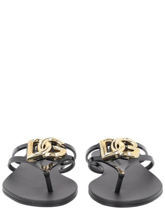 26SS 돌체앤가바나 러버 비치웨어 슬라이드 CW2418 AY8178E831 Grey - DOLCE & GABBANA