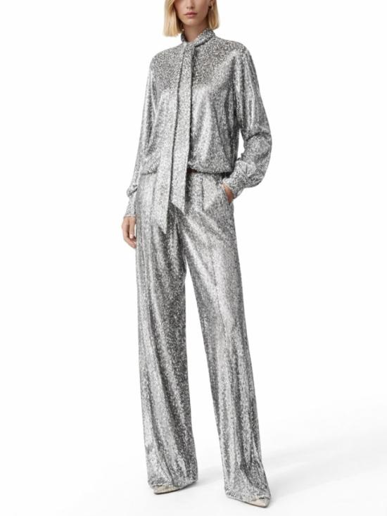26SS 스텔라 맥카트니 스트레이트 팬츠 644011 3HJ3038000 Grey - STELLA MCCARTNEY