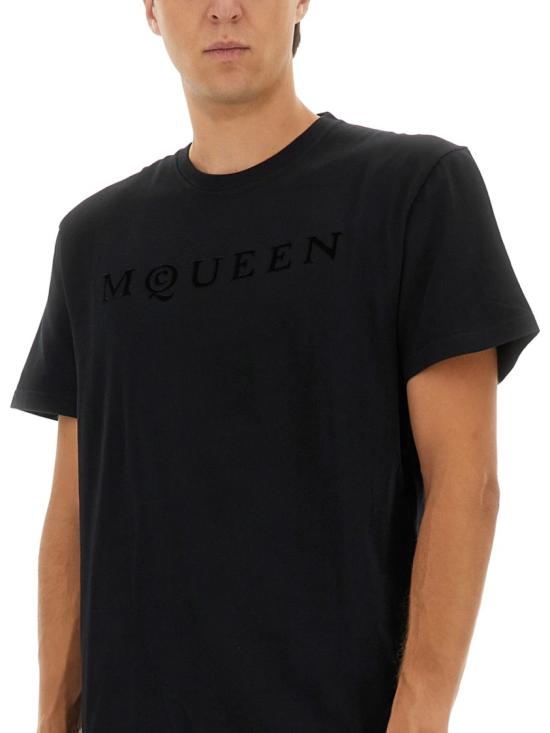  알렉산더 맥퀸 반팔 티셔츠 847750 QTAD50548 Black - ALEXANDER MCQUEEN