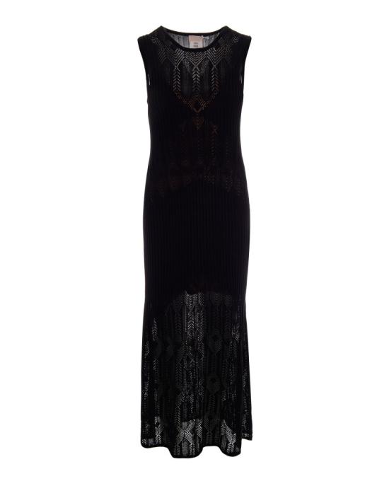 26SS 리우조 롱 원피스 8242338 Black