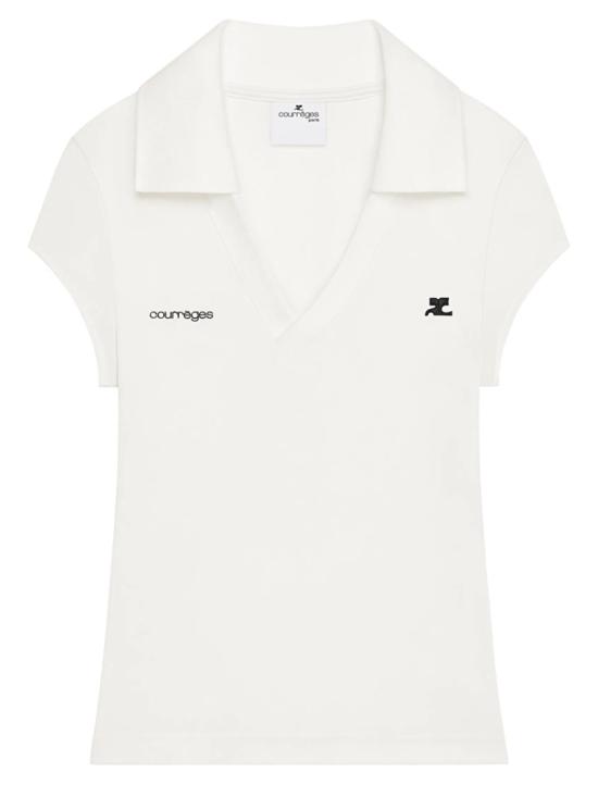 26SS 쿠레쥬 탑 126JPO057 JS0195B166 White