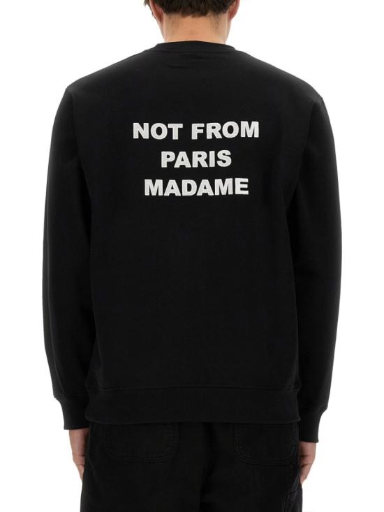  드롤드무슈 긴팔 티셔츠 SW149 CO127BLACK Black - DROLE DE MONSIEUR