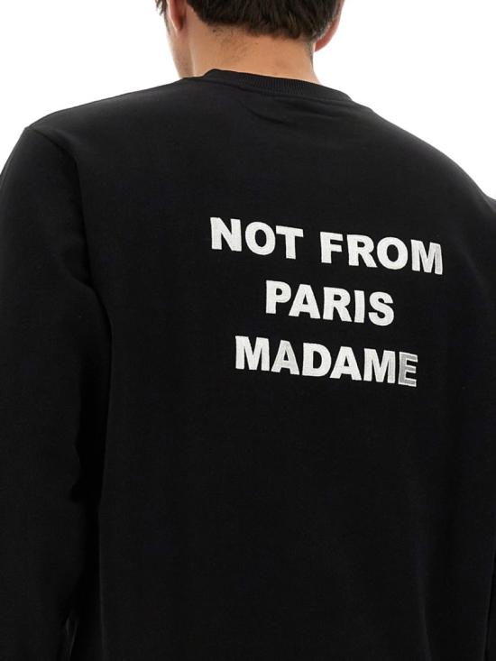  드롤드무슈 긴팔 티셔츠 SW149 CO127BLACK Black - DROLE DE MONSIEUR