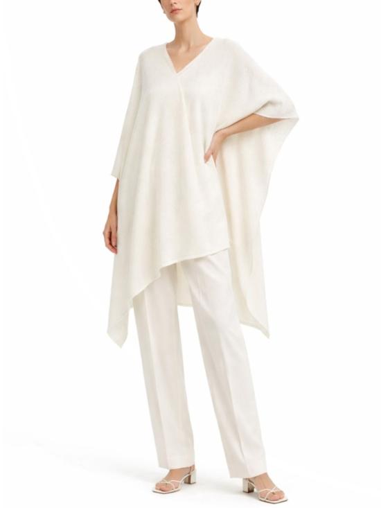 26SS 파비아나 필리피 모헤어 시퀸 케이프 SAD266A882 L79525 Neutrals - FABIANA FILIPPI