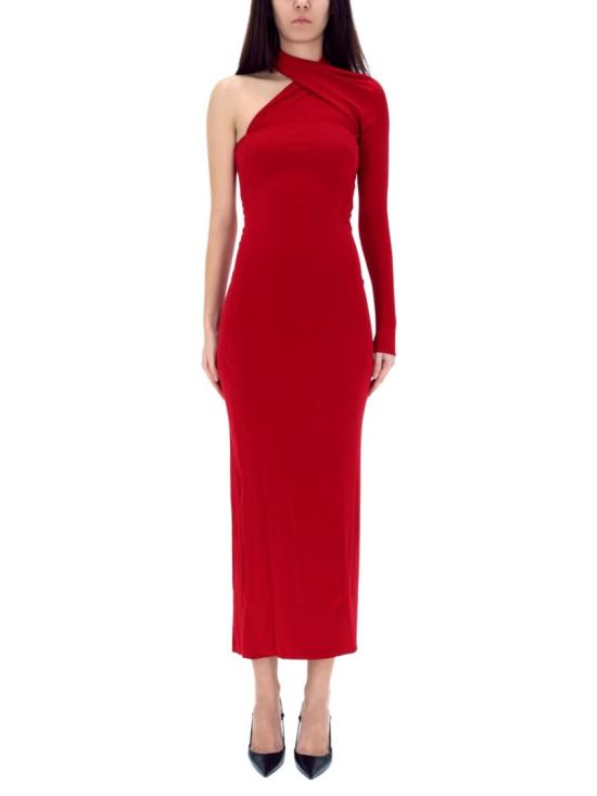25FW 쿠레쥬 롱 원피스 425JRO735J S01454015 Red - COURREGES
