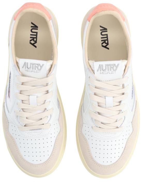 26SS 오트리 메달리스트 로우 레더 스니커즈 AULW LS13 Neutrals - AUTRY