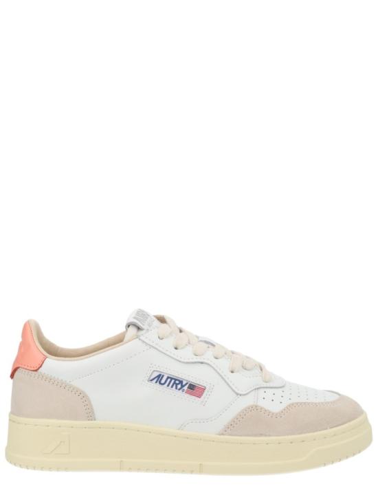 26SS 오트리 메달리스트 로우 레더 스니커즈 AULW LS13 Neutrals