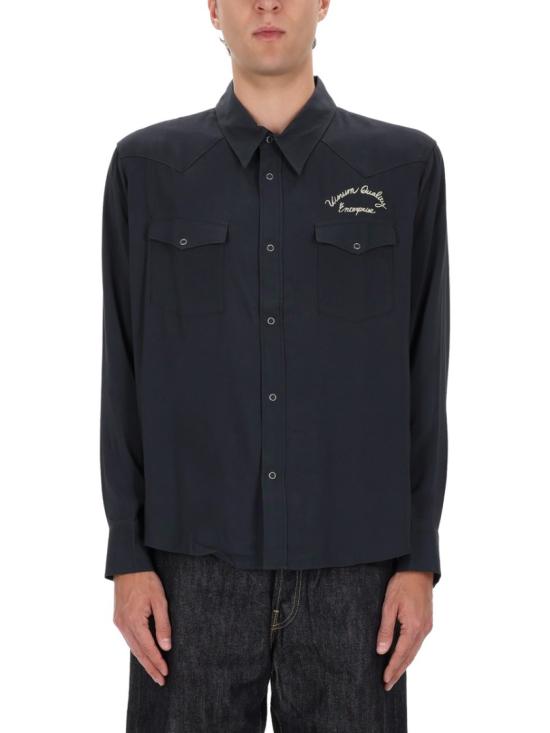 25FW 비즈빔 긴팔 셔츠 0125205011007 BLACK Black