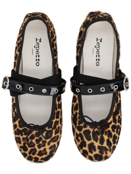 26SS 레페토 발레 트위스트 플랫 슈즈 V4237PONYV 1480 Black - REPETTO