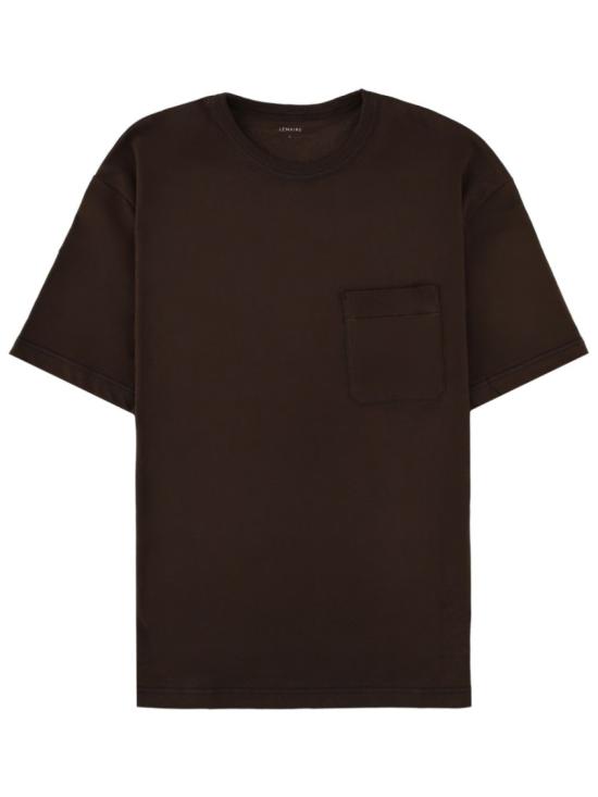 26SS 르메르 박시 저지 숏 슬리브 티셔츠 TS0010 LJ1010BR512 Black