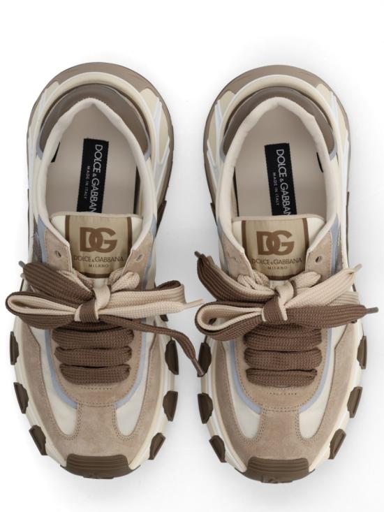 26SS 돌체앤가바나 DG 컨트리 로드 나일론 앤 레더 스니커즈 CS2403 A02058W143 Neutrals - DOLCE & GABBANA