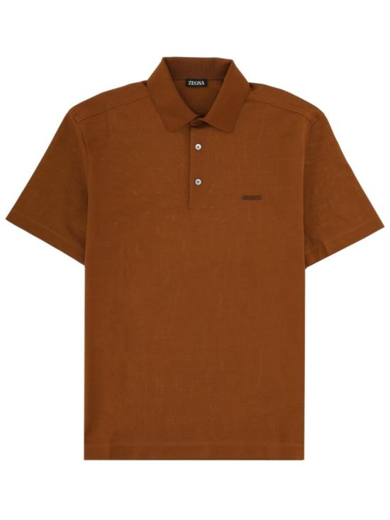  에르메네질도제냐 폴로 티셔츠 UH348A3 H794N05 Orange