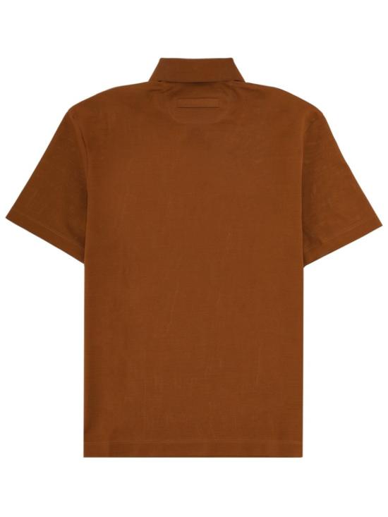  에르메네질도제냐 폴로 티셔츠 UH348A3 H794N05 Orange - ERMENEGILDO ZEGNA