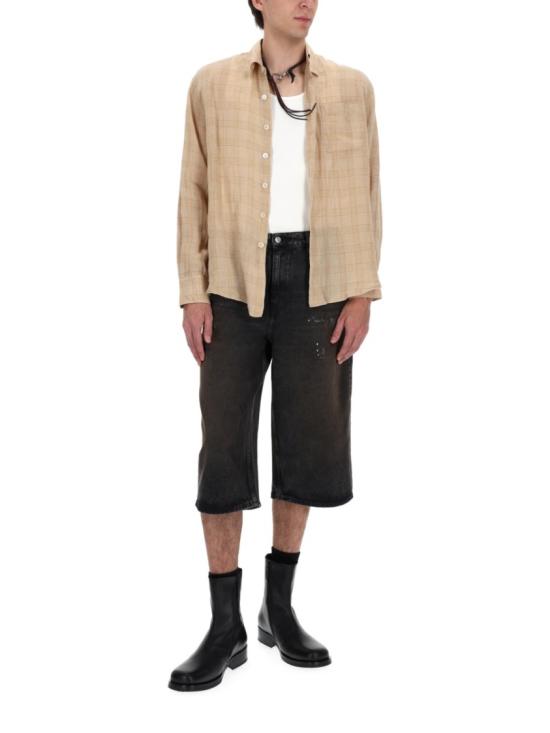 26SS 아워레가시 긴팔 셔츠 M2262AV VACAYCHECKGAUZELINEN Neutrals - OUR LEGACY
