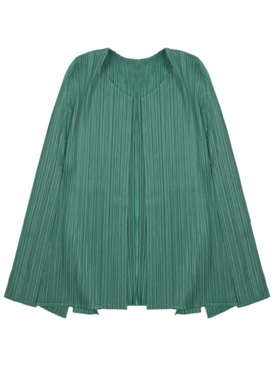  플리츠플리즈 가디건 PP66JO133 63 Green