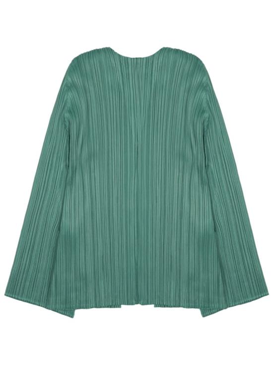  플리츠플리즈 가디건 PP66JO133 63 Green - PLEATS PLEASE