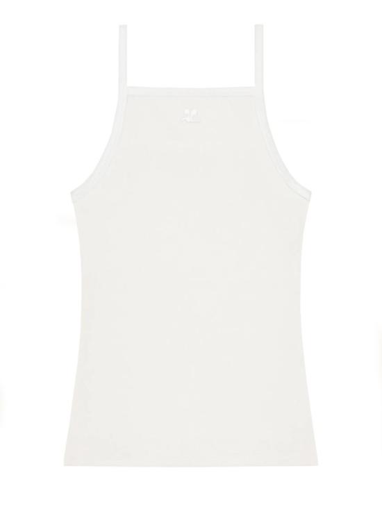 26SS 쿠레쥬 민소매 티셔츠 126JDE149 JS0203B215 White