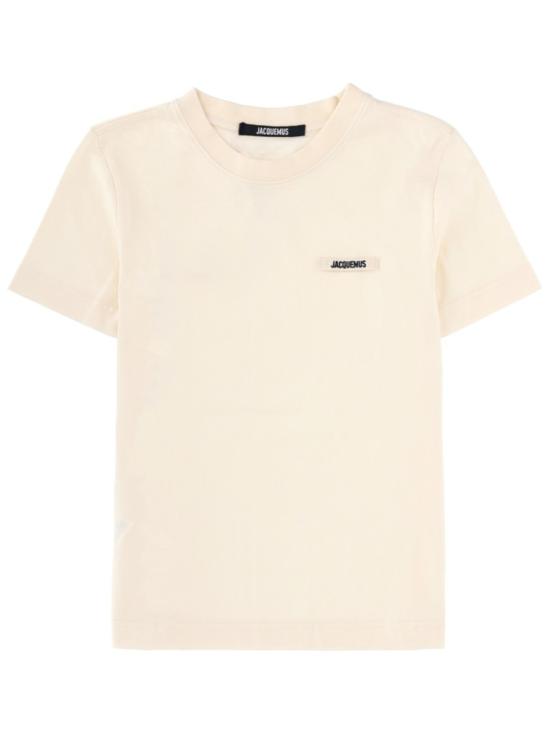 26SS 자크뮈스 그로그랭 로고 솟슬리브 티셔츠 TSW00550AJ0 0029131 Neutrals