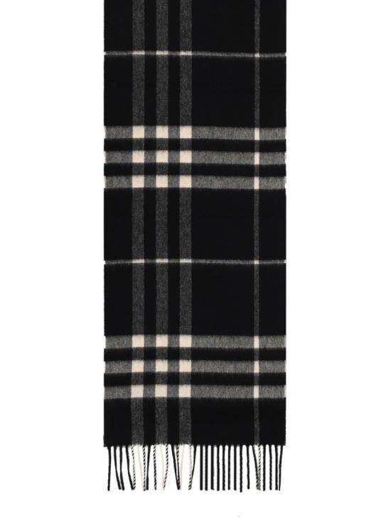  버버리 체크 캐시미어 스카프 8094741 C1343 Black - BURBERRY
