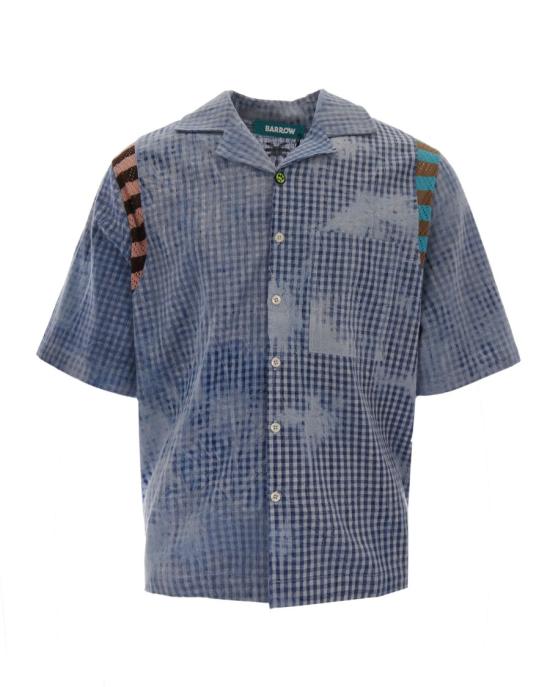 26SS 바로우 반팔 셔츠 8122213 Blue