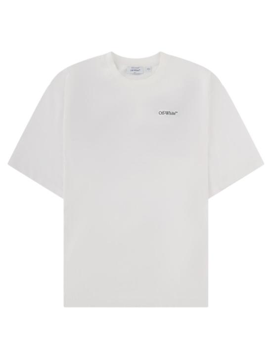 26SS 오프화이트 반팔 티셔츠 44MAA120 S26J008100 White