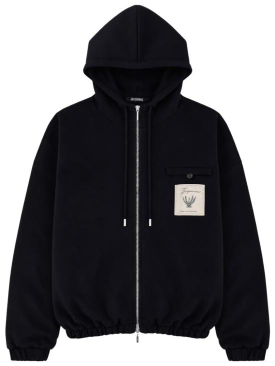 26SS 자크뮈스 후드 티셔츠 HOM00302AJ0 02623EO Black