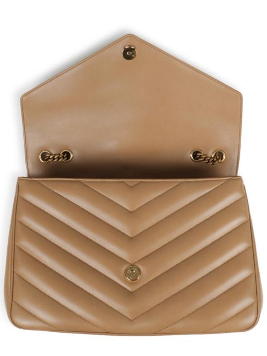  생로랑 루루 라지 마틀라세 램스킨 숄더백 803541 AAEAX2357 Neutrals - SAINT LAURENT