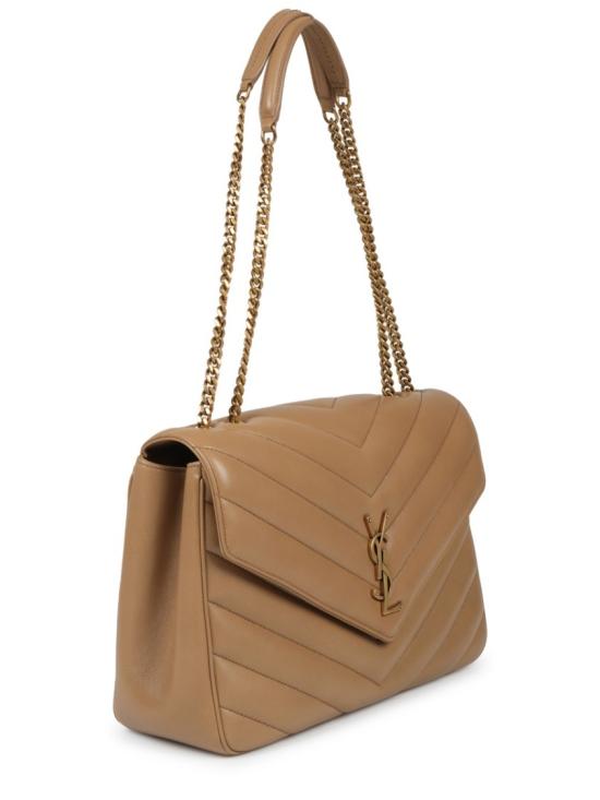  생로랑 루루 라지 마틀라세 램스킨 숄더백 803541 AAEAX2357 Neutrals - SAINT LAURENT