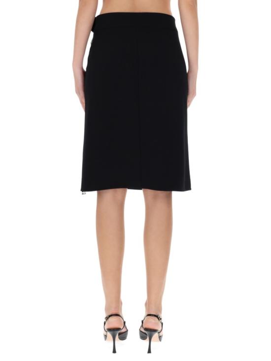 25FW 쿠레쥬 미디 스커트 325CJU278W O01439999 Black - COURREGES