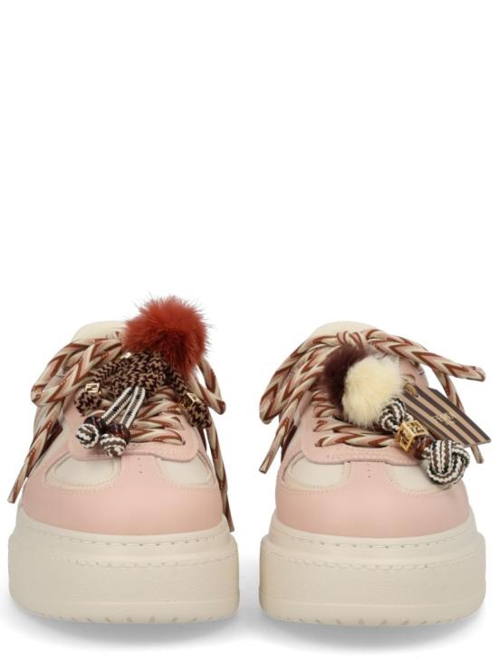 25FW 펜디 매치 소프트 레더 로우탑 스니커즈 8E8721 AY9NF1TPW Grey - FENDI