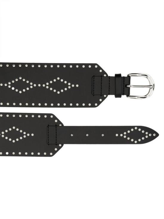  이자벨마랑 와이드 벨트 CE228BFA B3A02ABKSI Black - ISABEL MARANT