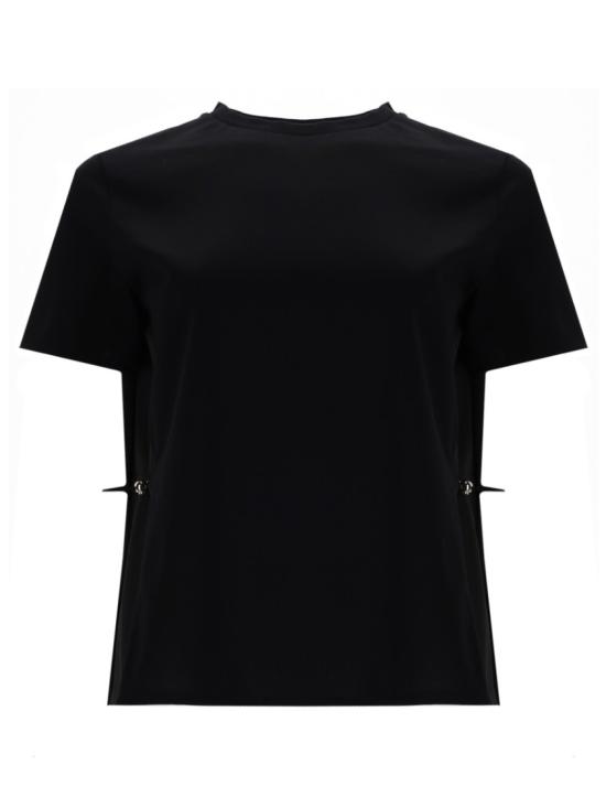 26SS 에르노 시크 코튼 저지 & 뉴 테크노 태피터 티셔츠 JG000224D 520069300 Black