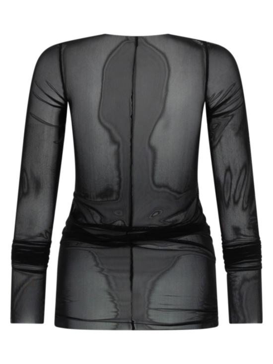 26SS 릭 오웬스 X 릴리즈 긴팔 티셔츠 LI01F7202 TUS09 Grey - RICK OWENS X LILIES