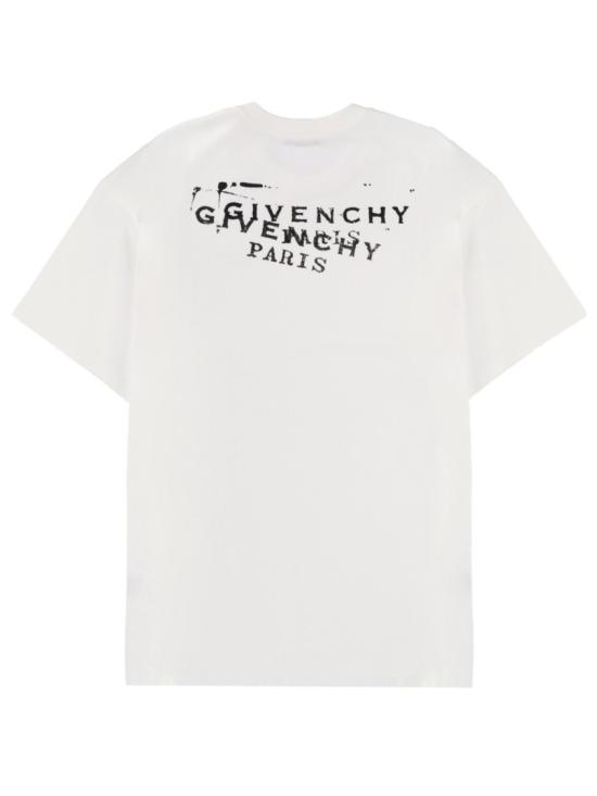  지방시 반팔 티셔츠 BM71NK3YSA 100 White - GIVENCHY
