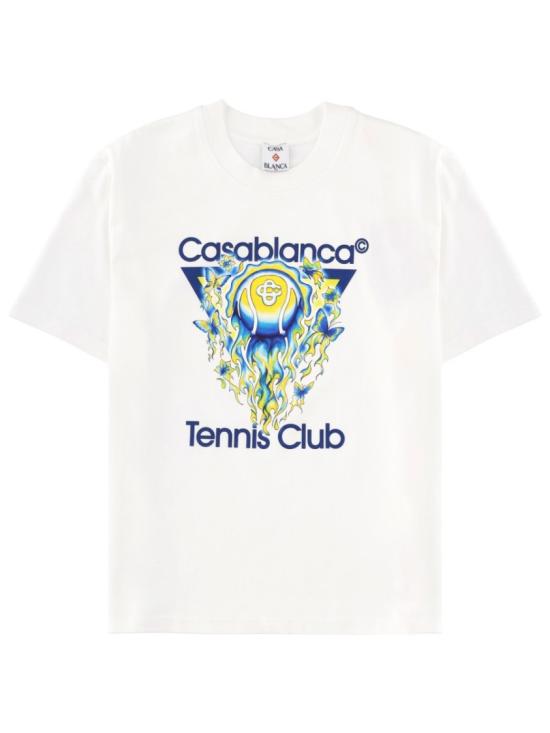 26SS 카사블랑카 탑 W SP26 JTS 046 02TENNISCLUBICON White