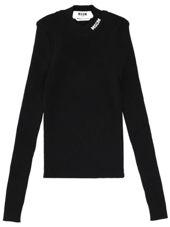 25FW 엠에스지엠 긴팔 티셔츠 3941MDM217 25778499 Black