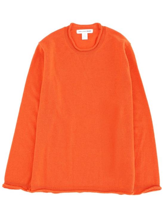 25FW 꼼데가르송 라운드 넥 울 스웨터 FP N007 5 Red