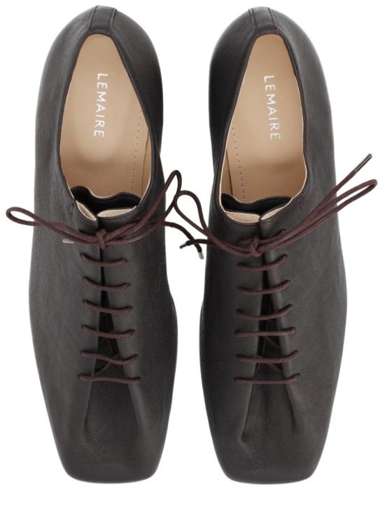 26SS 르메르 수리 클래식 더비 55 FO0246 LL0070BR490 Black - LEMAIRE