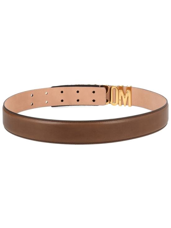 26SS 모스키노 레귤러 벨트 MC6000PP1O OD930A Brown - MOSCHINO