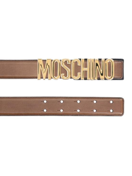 26SS 모스키노 레귤러 벨트 MC6000PP1O OD930A Brown - MOSCHINO