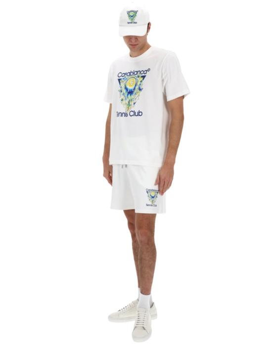 26SS 카사블랑카 숏팬츠 M SP26 JTR 003 02TENNISCLUBICON White - CASABLANCA
