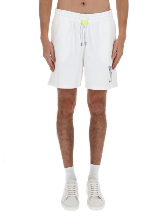 26SS 카사블랑카 숏팬츠 M SP26 JTR 003 02TENNISCLUBICON White - CASABLANCA