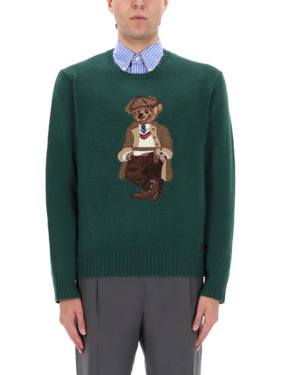26SS 폴로 랄프로렌 스웨터 710978308 001FA25VNTGPINEHOCHARLES BEAR Black - POLO RALPH LAUREN